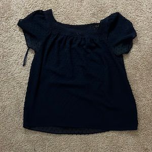 Dark blue dotted t shirt